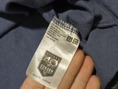 Uniqlo UT Gundam 40th Anniversary Pocket Short Sleeve Blue T-Shirt Men’s Medium