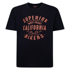NEW IN ESPIONAGE BLACK BIKERS T SHIRT T412 2XL3XL 4XL5XL6XL7XL8XL