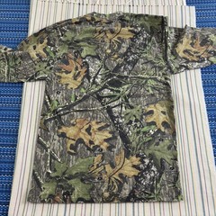 Mossy Oak Obsession Shirt Mens XL Green Camo Long Sleeve Hunting Outdoor Tee