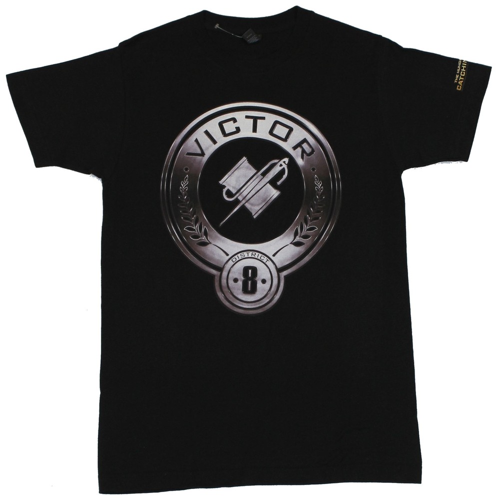 The Hunger Games Adult New T-Shirt – District 8 Thread and Needle Pic