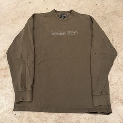 Vintage Abercrombie And Fitch Long Sleeve Tshirt Mens Medium Olive Green Faded