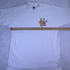 Vintage Hanes Heavyweight T-Shirt Men’s XL White – “I Love My India” 100% Cotton