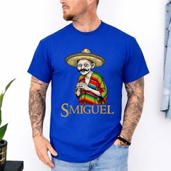 Smiguel Mexican Sombrero Funny Mexican Culture Mashup T-Shirt