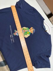 Polo Ralph Lauren Classic Fit Polo Bear Varsity T-Shirt Navy Sz Large H5