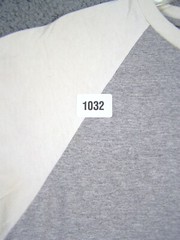 IBS Tee Shirt Adult Size 2XL Gray White Baseball Sports Casual Cotton Blend Mens