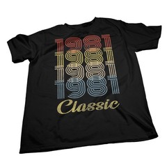 45th Birthday Gift Shirt For Men – 1981 Retro Birthday – 003