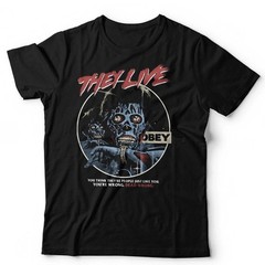 They Live Tshirt Retro Unisex Vintage Movie John Carpenter shirt S-5XL E6912