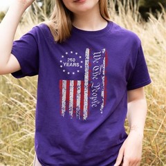 250 Years America Freedom Anniversary Independence Day Patriotic T-Shirt