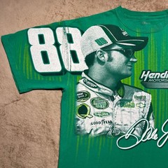 Dale Jr 88 Amp Energy NASCAR Racing T Shirt Green XL 2008 Hendrick Impala SS