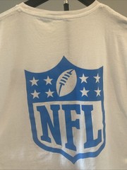 Bud Light NFL Official Beer Sponsor Shirt White Classic Logos Excellent Size XL
