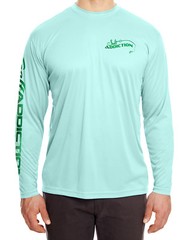 Salt Addiction t shirt microfiber Roosterfish fishing long sleeve life 30+ uv