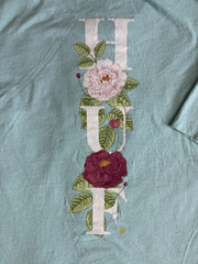 HUF T-shirt Mens XL Flower Celadon Logo Graphic Skate Streetwear HipHop Punk