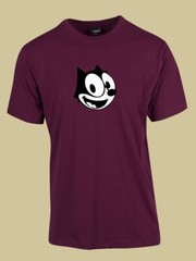 MEN WOMENS TEE TSHIRT FELIX THE CAT FACE HAPPY FRIEND CARTOON FUN COOL GIFT NEW