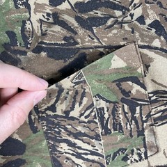 Vintage Camo Shirt Men XL Single Stitch Ace Sportswear Gun Creek Hunting Club