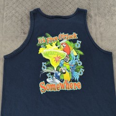 Margaritaville Tank Top Shirt Nashville Five O’clock Somewhere Men Large