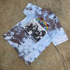Vtg Y2k Pink Floyd Dark Side of the Moon Tour 1973 Tie Dye Band T Shirt S