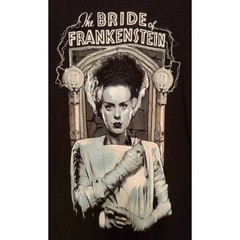 RARE Fright Rags The Bride of Frankenstein Classic Graphic Horror T-Shirt SZ L
