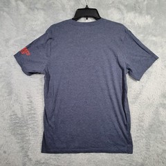 Piranhas Swim Team Shirt Mens Large Gray Red Graphic Short Sleeve Summer 2019
