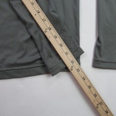 Cabelas Shirt Mens Small Long Sleeve Gray Lightweight Casual Outdoors Workout