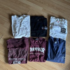 Unisex Modern Crewneck T-Shirt Bundle 6 Piece