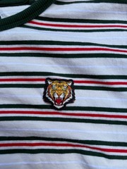 Denim & Flower Ricky Singh Striped Tiger Graphic T-Shirt