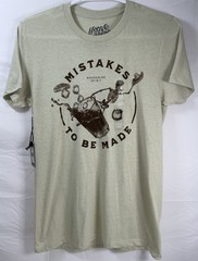 NWT Brad Paisley Moon Shine Spirit Mistakes To Be Made Rodeo T-shirt Tan Medium