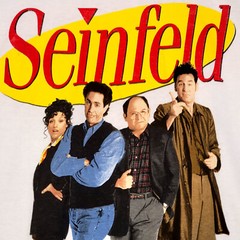 SEINFELD Shirt Mens 2XL XXL White Cast JERRY KRAMER GEORGE Casual NWT