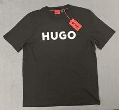 Hugo Boss Red Label Men’s Black Graphic Logo Crew-Neck T-Shirt