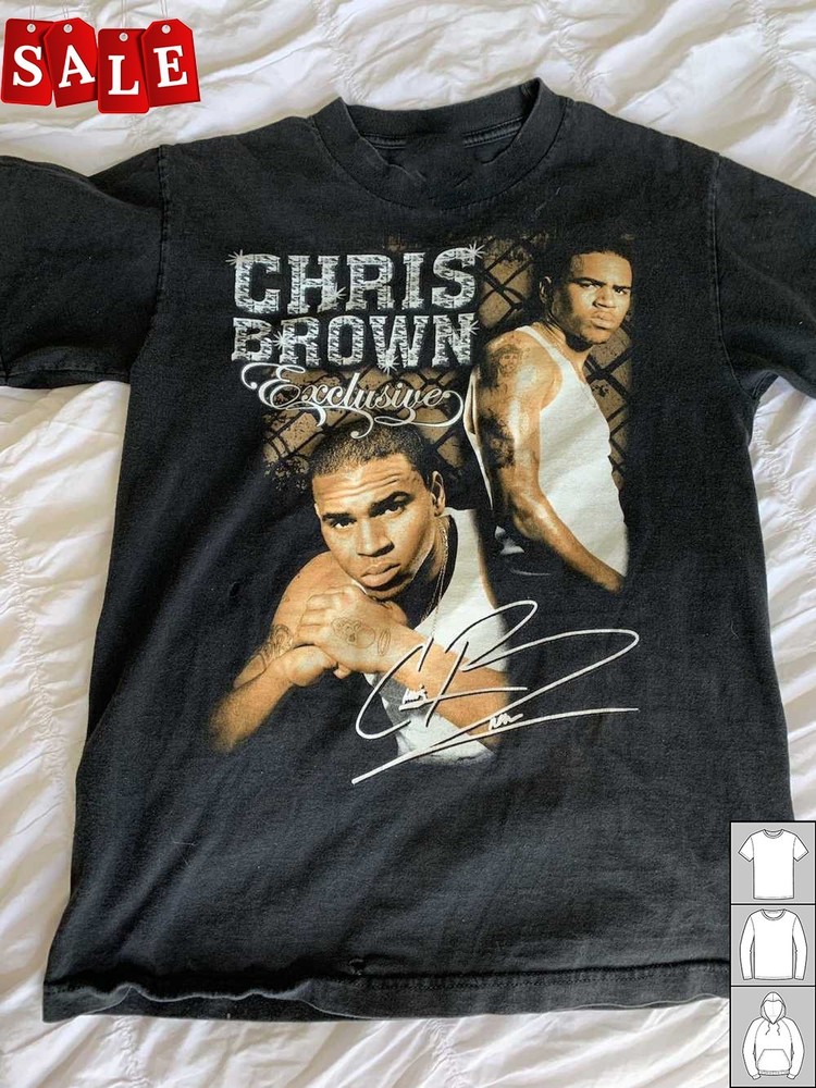 Hot Vintage 2000s Chris Brown Music For Lovers Unisex S-5XL Shirt SS67