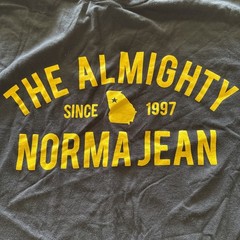 The Almighty Norma Jean Logo T-Shirt Metal Core Band Official Merch Sz 2XL Black