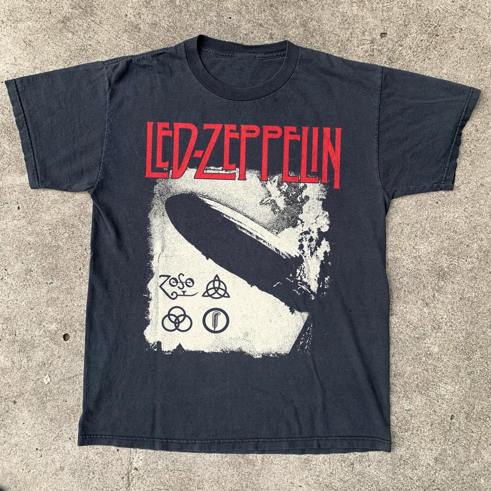 Led Zeppelin Album I 1969 Black Unisex T-shirt Size S-5XL