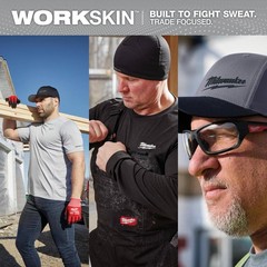 Milwaukee Gen II Men’s Work Skin Medium Gray Performance Short-Sleeve T-Shirt