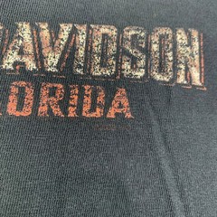 Vtg Harley Davidson Skull Tee Shirt Mens XL Black Daytona Beach FL Short Sleeve