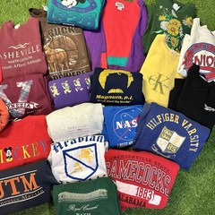 Vintage Y2K Emo Crewneck Sweatshirt Cartoon 90s 00s Retro Bulk Mixed Lot Of 21x