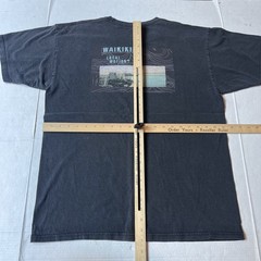 Retro Local Motion Waikiki Shoreline Hotels Surf Shirt Large Surfer Gray Vintage