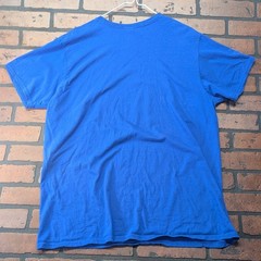 Hanes Men’s Super Bowl 50 Bud Light Graphic Tee Royal Blue Size XL