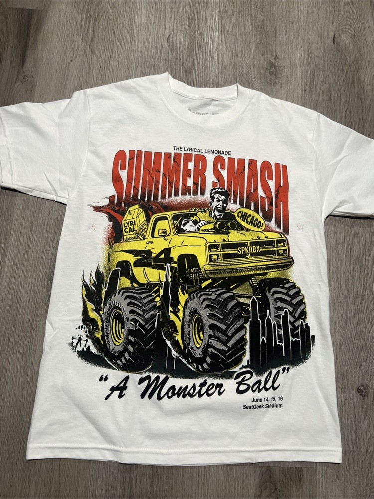 The Lyrical Lemonade Summer Smash 24 A Monster Ball Line Up Medium Tshirt