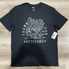 Tshirt Sonoma Community Thank You Our Veteran Short Sleeve Adult Size L Black