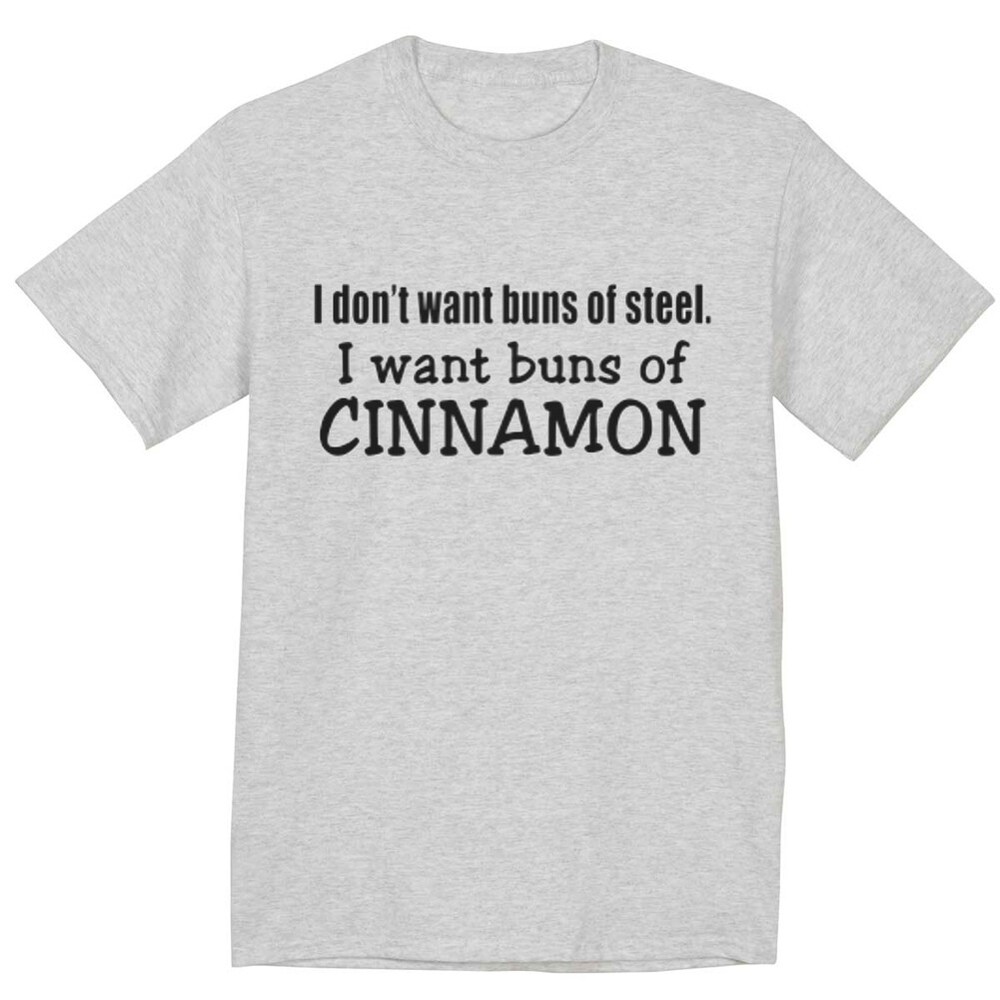 Big and Tall T-shirt Funny Saying Cinnamon Fat Guy Big Guy Shirts Mens