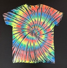 *New* 2XL – Sm Handmade Tie Dye, Pinwheel, Crew Neck