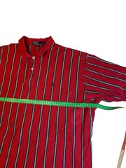 Polo Ralph Lauren, Vintage Polo, Size: XL, CLASSIC FIT, Red, Print, Men’s T94