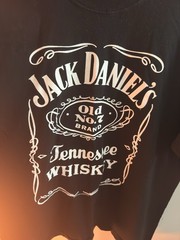 Jack Daniel’s Shirt Mens Black Tennessee Whiskey Old No. 7 Graphic Tee Logo