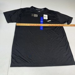 Adidas ClimaLite Mens Black Short Sleeve Athletic T Shirt Size Large New Comfort