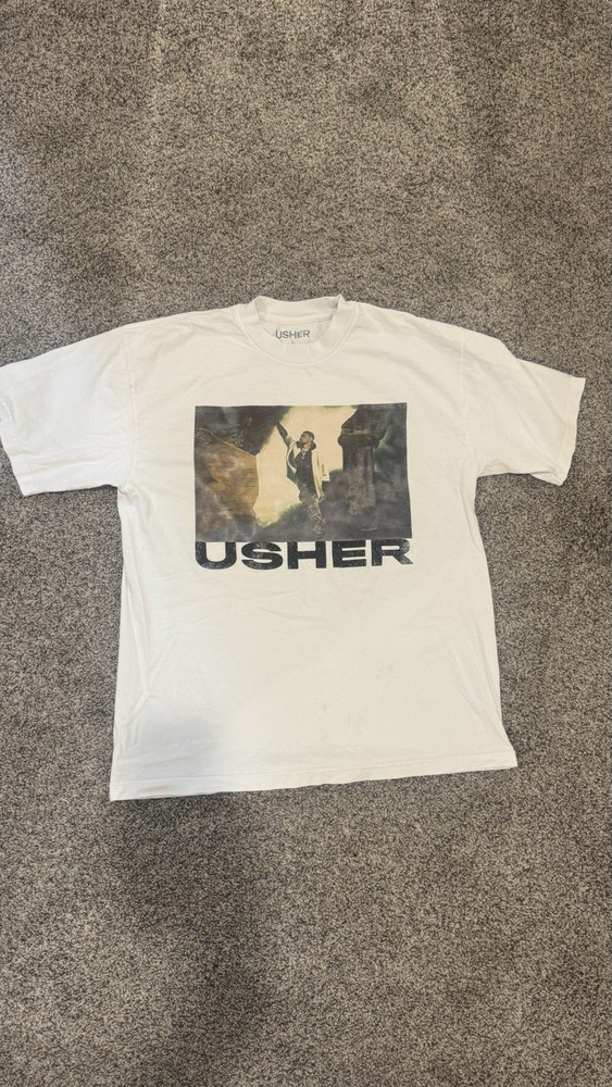 Usher My Way Vegas Residency T-Shirt Official Merch Unisex Size L