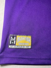 Death Row Records Los Angeles 91 Jersey Shirt Purple Paisley Hip Hop 2XL