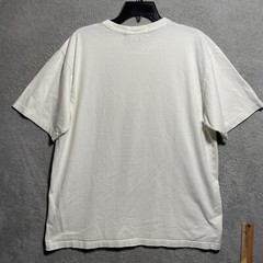 British India Adventurer Shirt Mens T Shirt White Solid XL Cotton Short Sleeve
