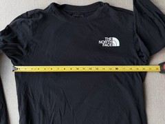 The North Face Black Graphic Logo Crew Neck Long Sleeve Men’s T-Shirt M