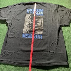 Rascal Flatts Tour T-Shirt Mens XL Black Rhythm Roots Concert 2017 Country Fair