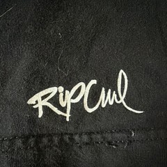 RIP CURL Black Graphic Print Logo Men’s Crew Neck Short Sleeve T-Shirt S – 0077