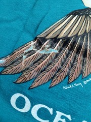 90’s Vintage Shirt M.R. Ducks OCMD ’95 Teal Graphic Chest Pocket Duck Tee Sz XL